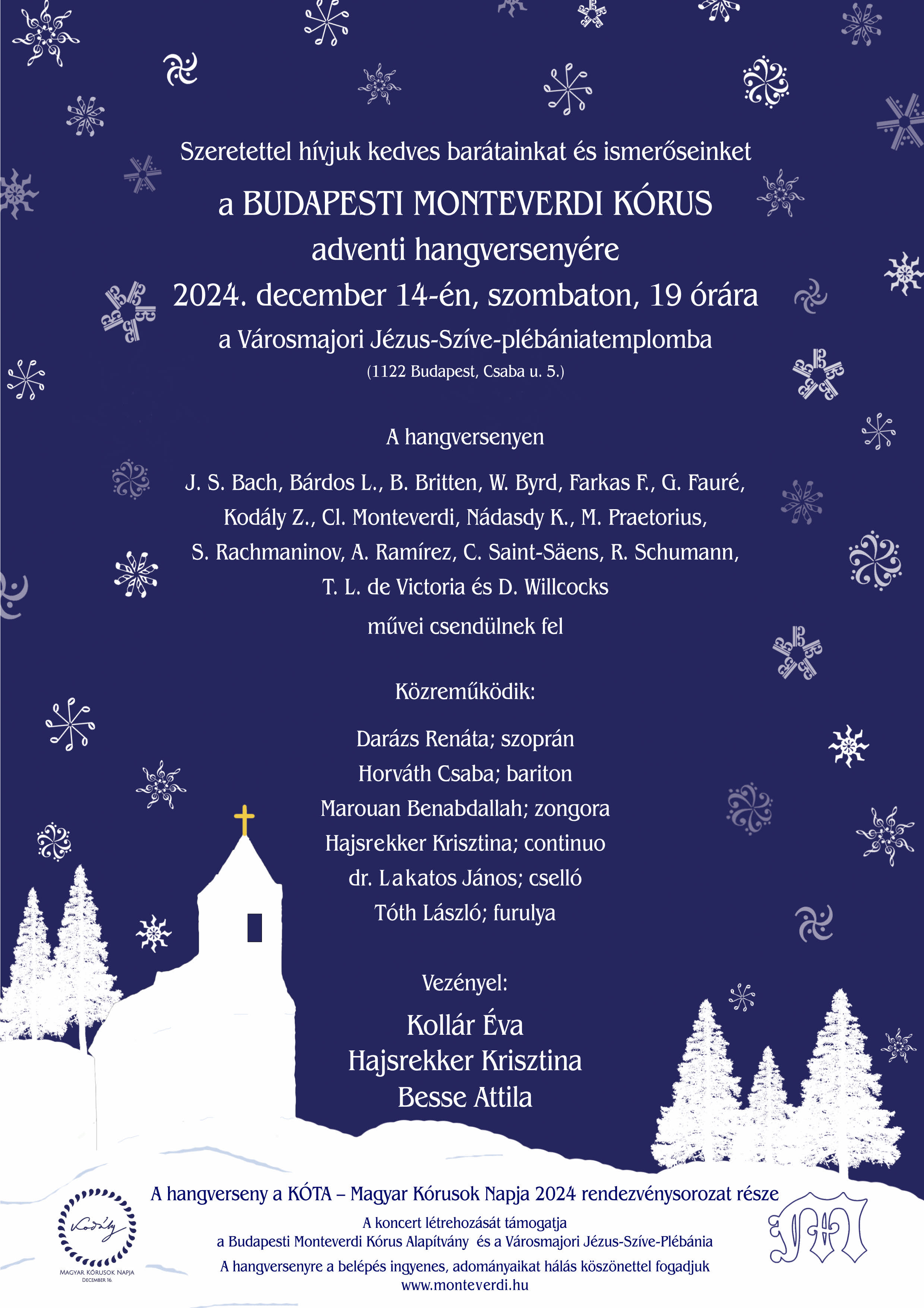 Városmajori adventi plakát